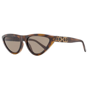 Jimmy Choo Cateye Sunglasses Sparks/G/S 08670 Dark Havana 55mm